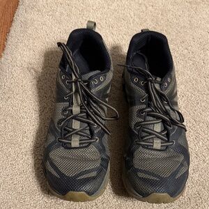 Merrell Black and Green Hiking Shoes